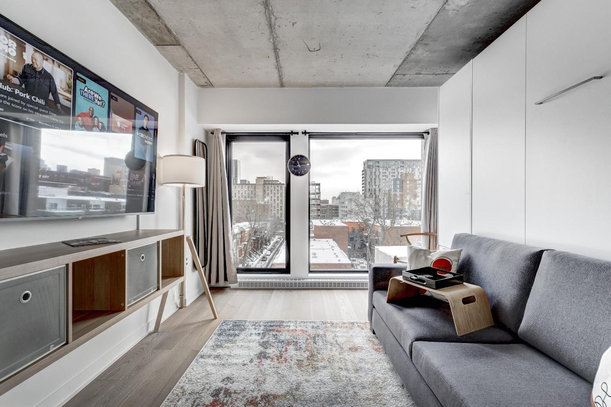 Magnifique Studio Au Centre-Ville A 5 Min A Pied De Tout Montreal Exterior photo