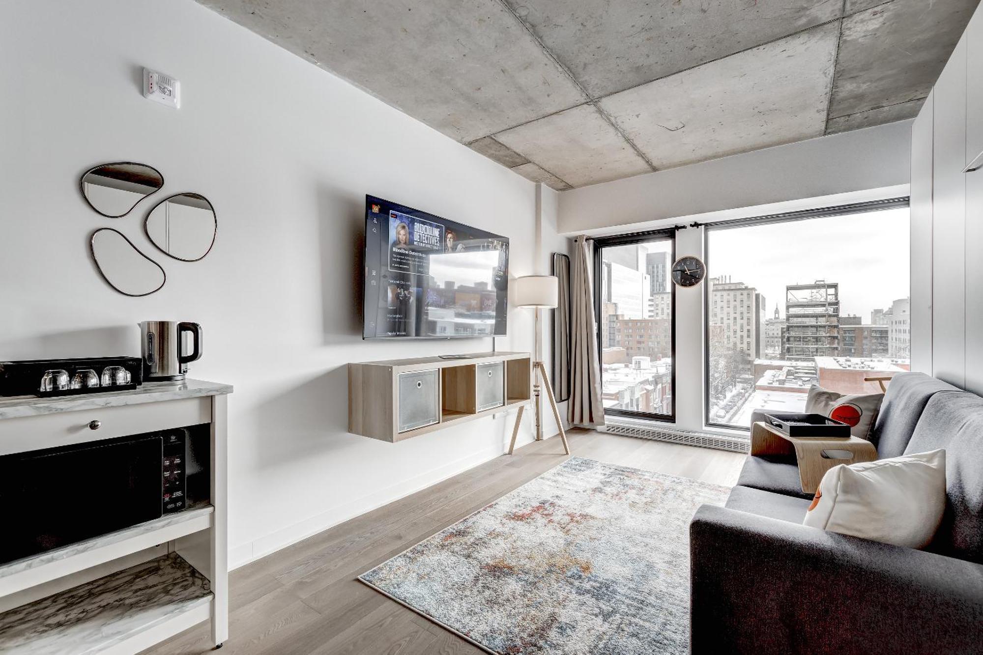 Magnifique Studio Au Centre-Ville A 5 Min A Pied De Tout Montreal Exterior photo